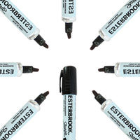 MARCADOR-SHARPIE-PERMANENTE-ESTERBROOK-NEGRO-CON-12-2-PZS