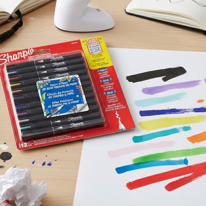 Marcador Sharpie Punta Brush Colores surtidos