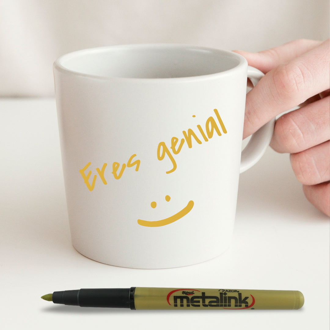 Marcador Azor Signal metalink dorado