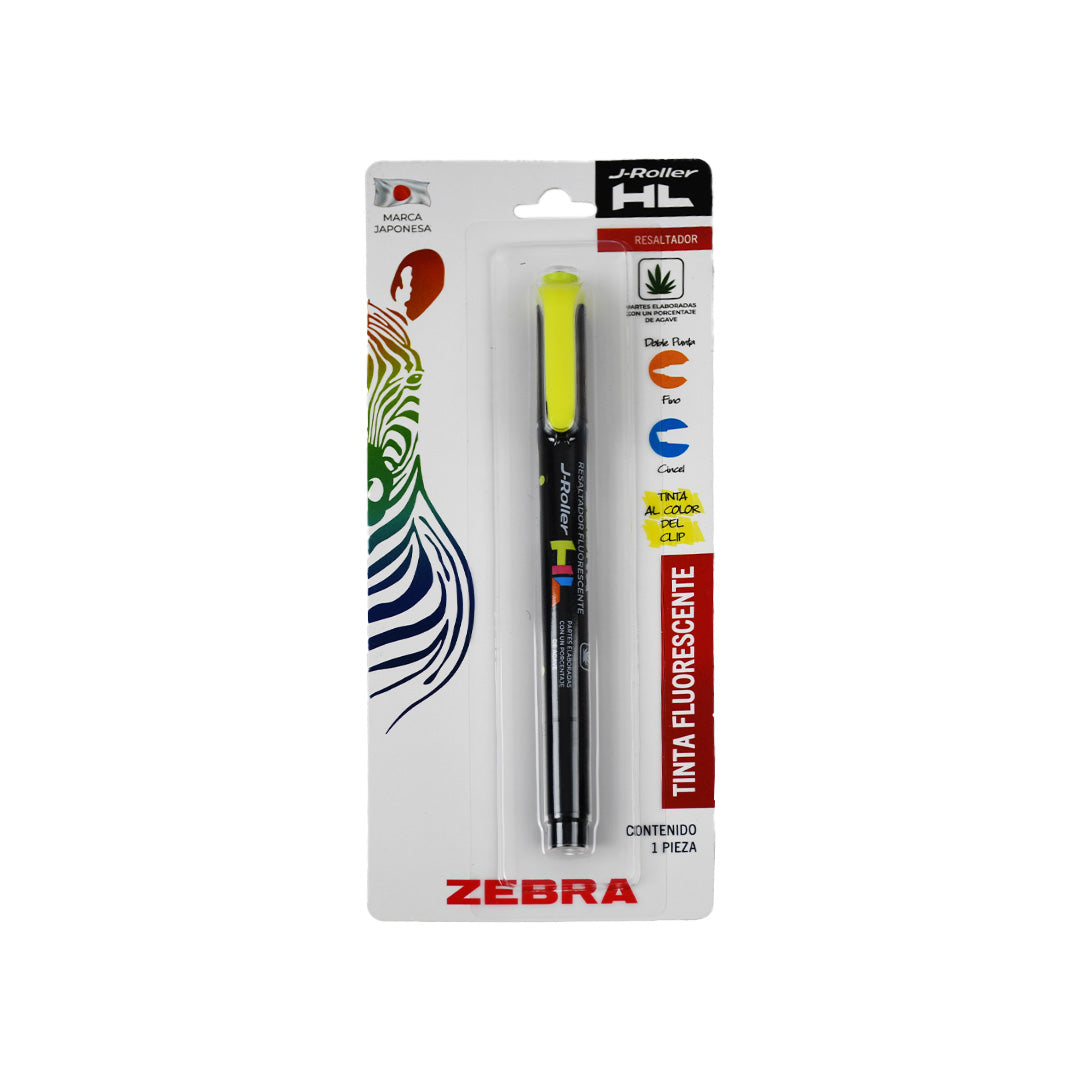 Marcatexto Zebra J-Roller HL Resaltador Duo
