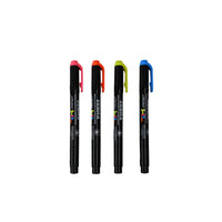 Marcatexto Zebra J-Roller HL Resaltador Duo Colores Surtidos Estuche 4 piezas