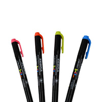 Marcatexto Zebra J-Roller HL Resaltador Duo Colores Surtidos Estuche 4 piezas