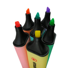 Marcatextos Stabilo Boss original pastel con 6 piezas