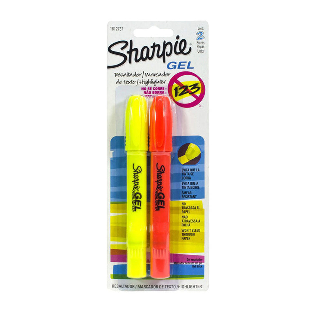 Marcatextos de gel Sharpie 2 piezas.