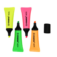 Marcatextos Stabilo Boss original neón con 4 piezas