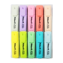 Marcatextos Textmarker flash colores pastel con 10 piezas