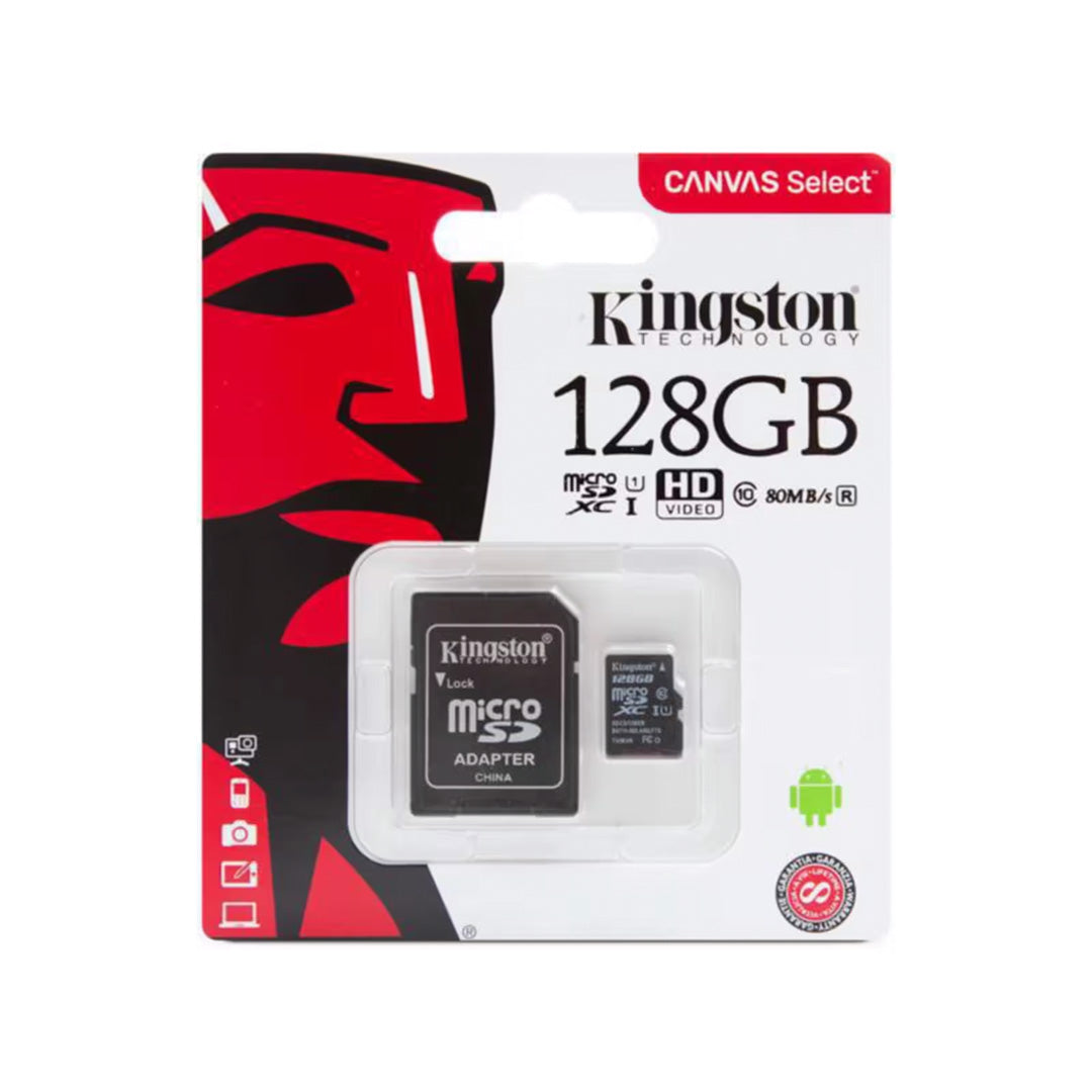 Memoria micro SD Kingston clase 10.