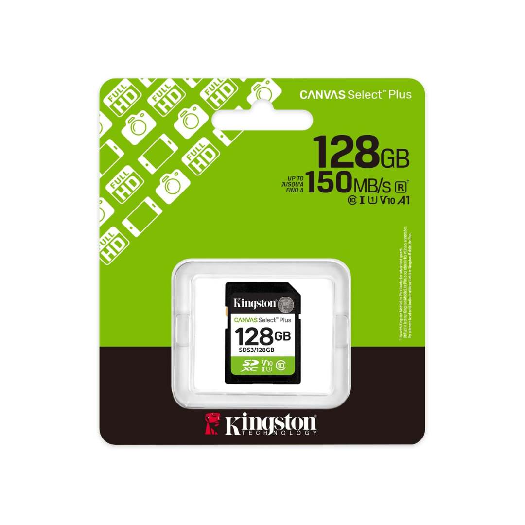 MEMORIA SD 128GB SDXC CANVAS SELECT PLUS GEN3 150MB/S