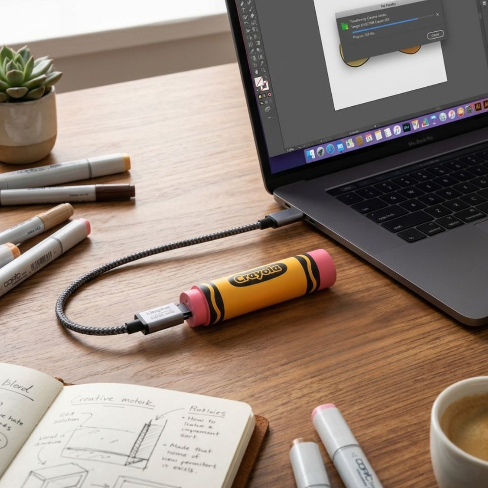 MEMORIA USB C SANDISK CRAYOLA 64GB