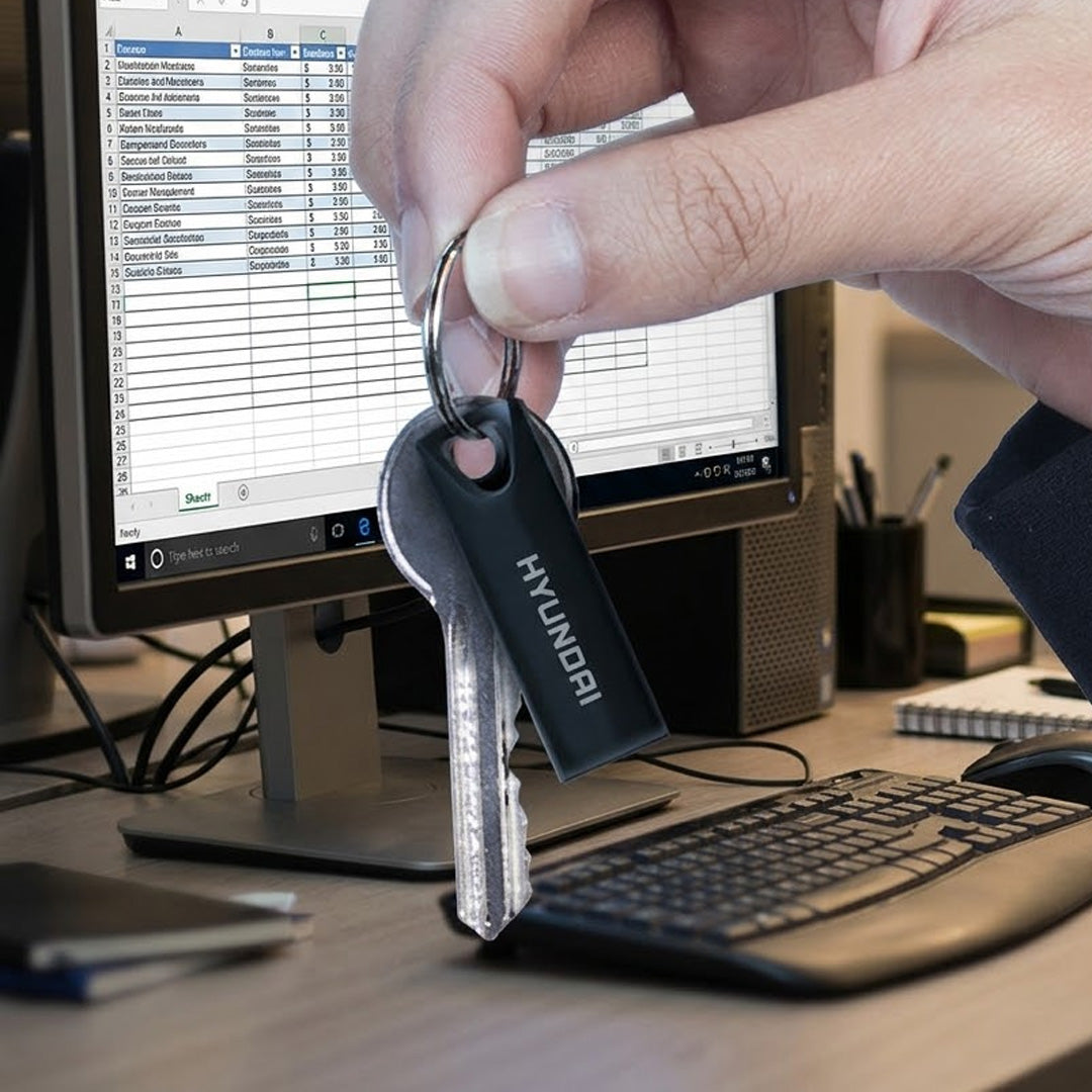 MEMORIA USB HYUNDAI DELUXE METALICA 2.0 NEGRA