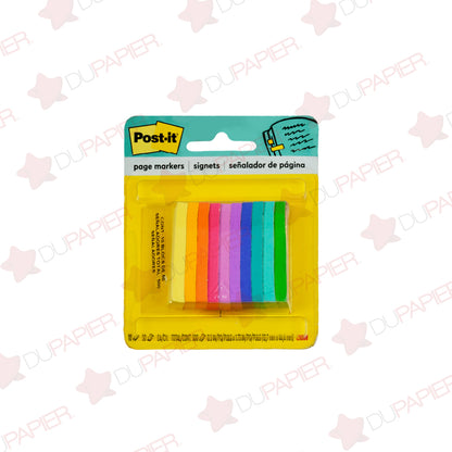 Mini banderitas marcapáginas post-it 1.27 cm x 4.45 cm 670-10AB.