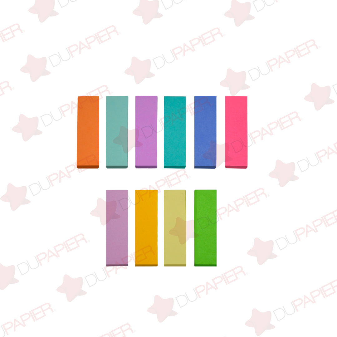 Mini banderitas marcapáginas post-it 1.27 cm x 4.45 cm 670-10AB.