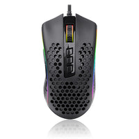 Mouse alámbrico USB Redragon M988 negro.