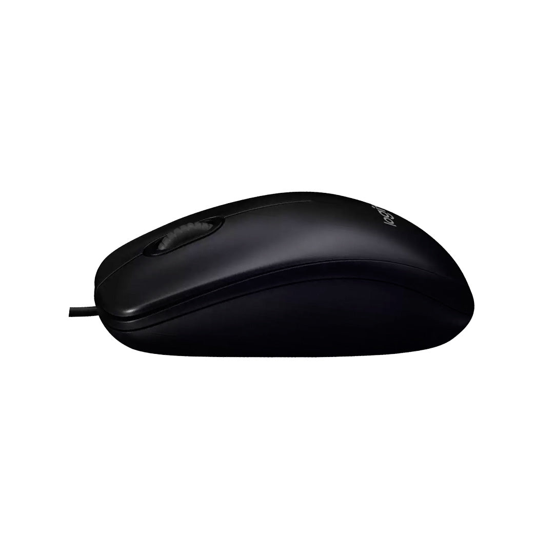 Mouse alámbrico Logitech M90 USB 910-004053 negro.