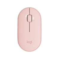 Mouse inalámbrico Logitech pebble m350 rosa.