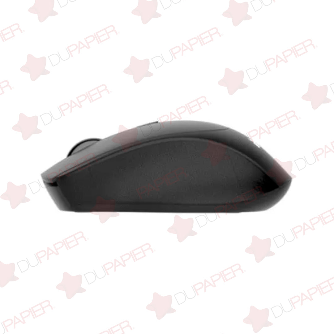Mouse Nextep inalámbrico ergonómico NE-410E negro.