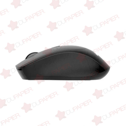 Mouse Nextep inalámbrico ergonómico NE-410E negro.