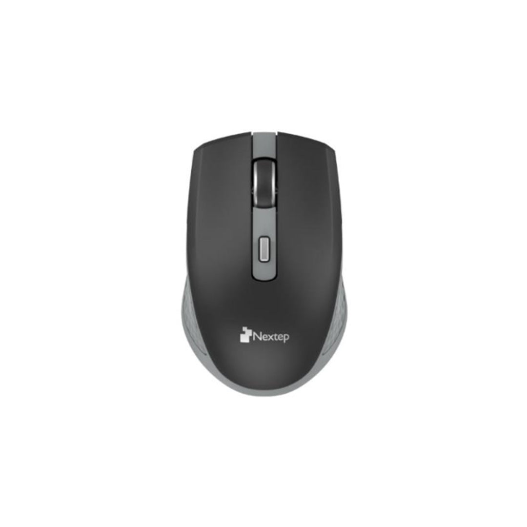 Mouse Nextep inalámbrico NE-413NG switch óptico negro.