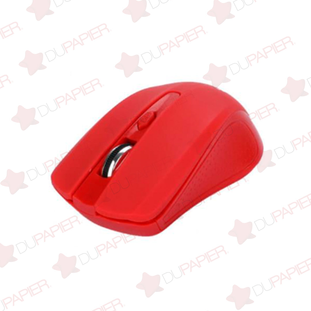 Mouse Nextep inalámbrico NE-411 óptico rojo.