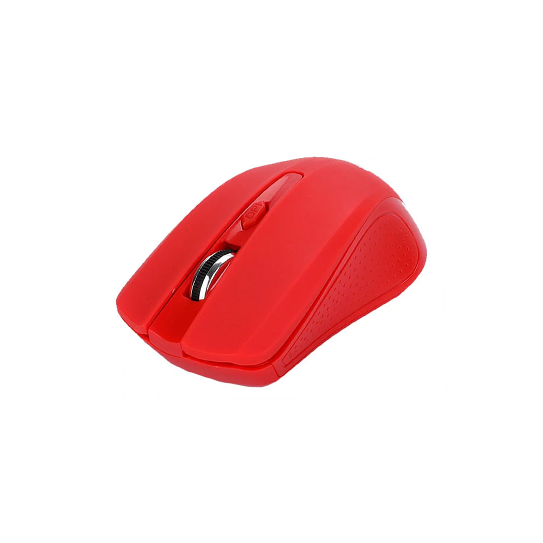 Mouse Nextep inalámbrico NE-411 óptico rojo.
