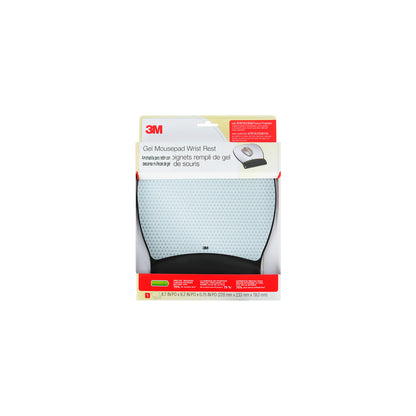 Mouse pad c/descansa muñecas gel mw310le gris