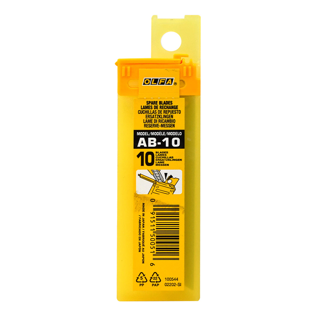 Navaja para cutter AB-10 paquete con 10 pzs.