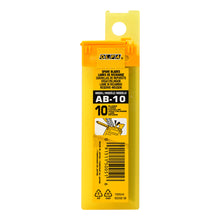 Navaja para cutter AB-10 paquete con 10 pzs.