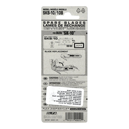 Navaja para cutter hb-5b 25mm paquete con 5 pzs