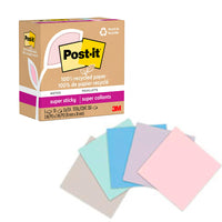 Post-it notas adhesivas super sticky pastel 3" x 3".