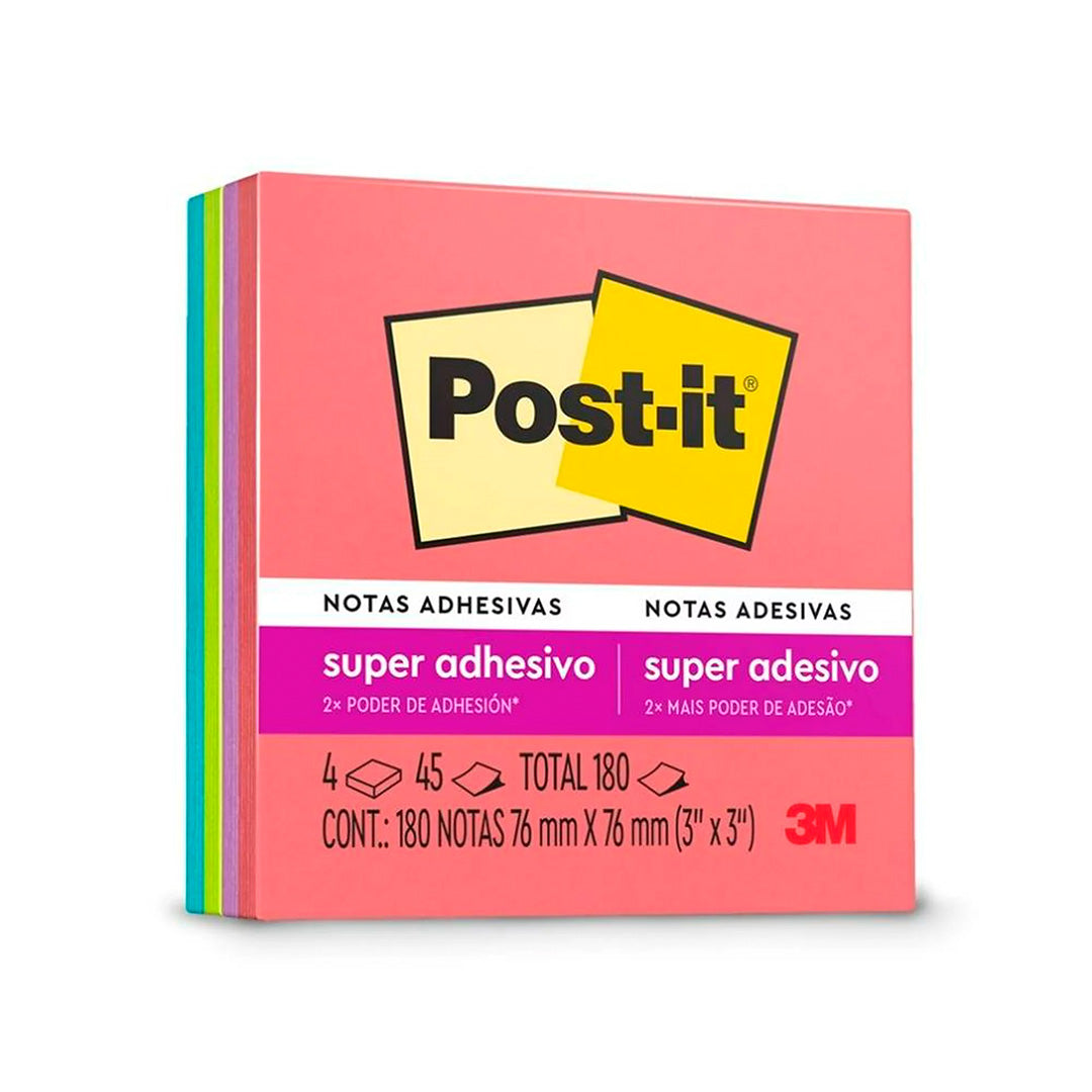 Notas Super Adhesivas Post-it Sticky Style Neón 654-ss181.