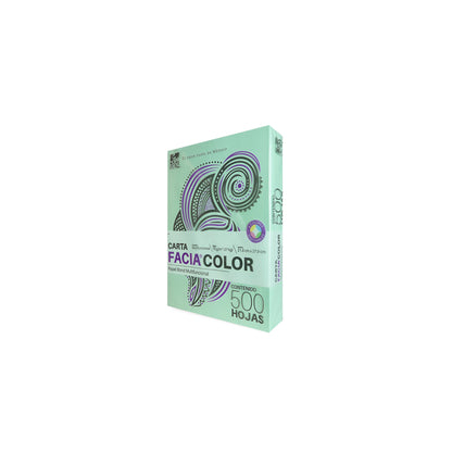 Papel bond Copamex Facia Colores tamaño carta 75 g paquete con 500 hojas