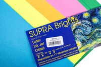 Papel Supra Brights tamaño carta surtido.