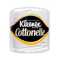 Papel higienico blanco kleenex cottonelle 90429 paquete 40 rollos con 360 hojas