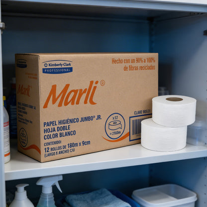 Papel higiénico Marli Jumbo con 12 rollos 90531
