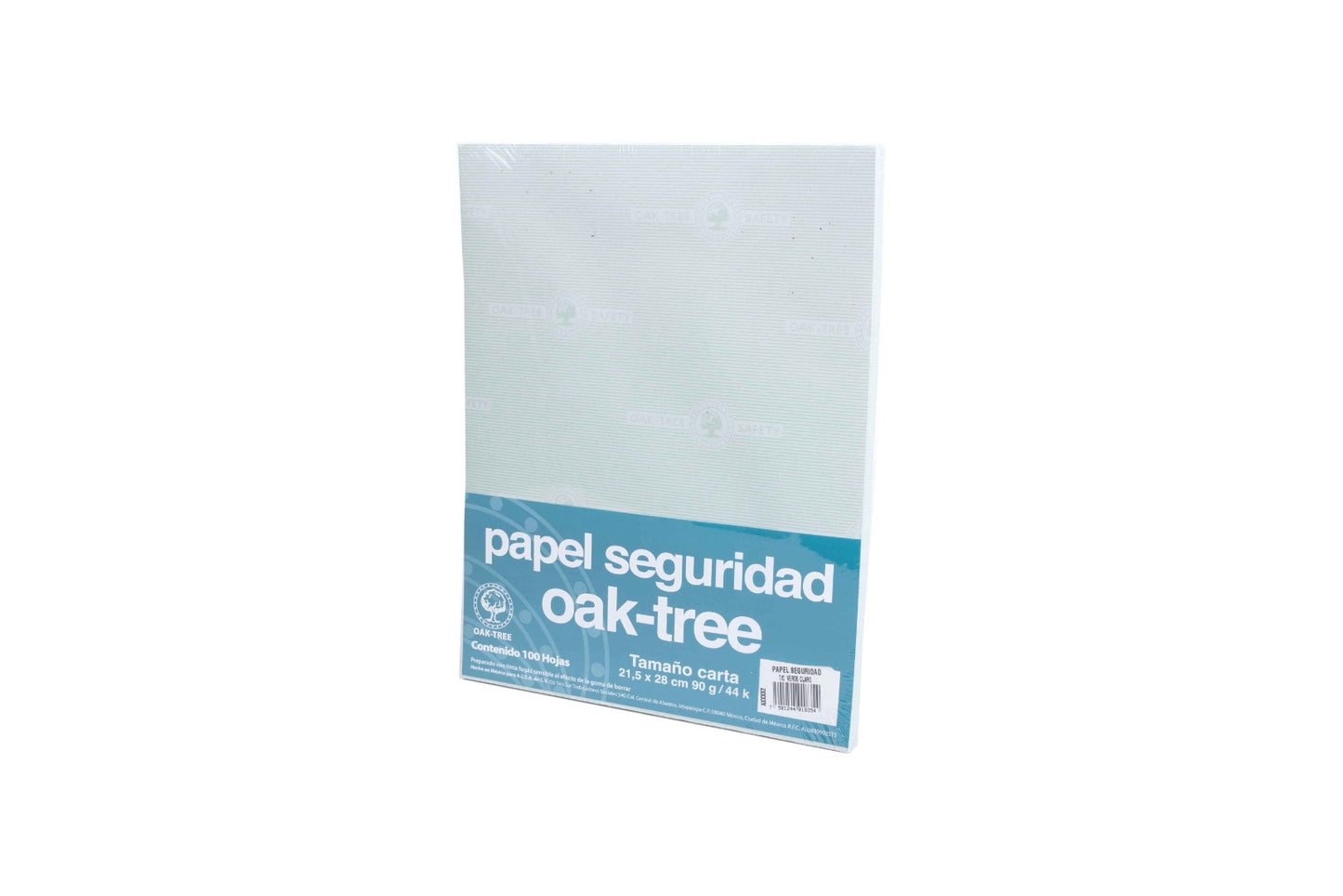 Papel seguridad carta paquete con 100 hojas.