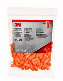 Paquete de tapones auditivos desechables 3M 80 pares