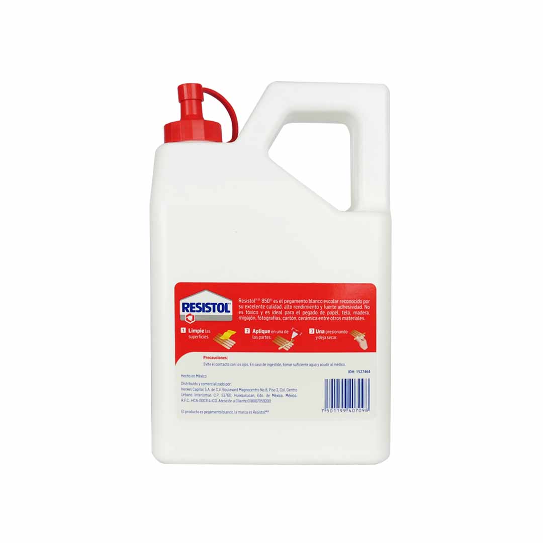 Pegamento Líquido Resistol 850 Blanco.