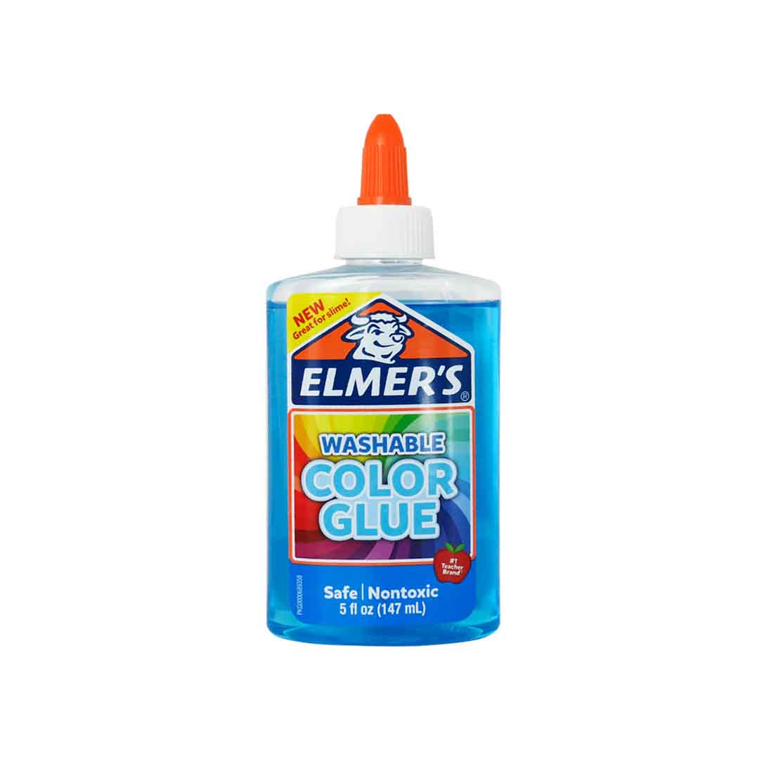 Pegamento Elmers color glue transparente.