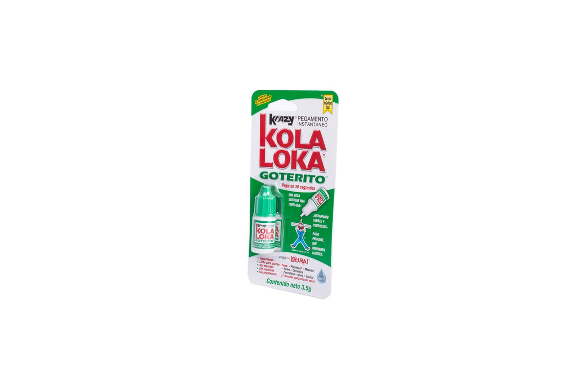 Pegamento instantáneo Kola Loka gotero 3.5 g.