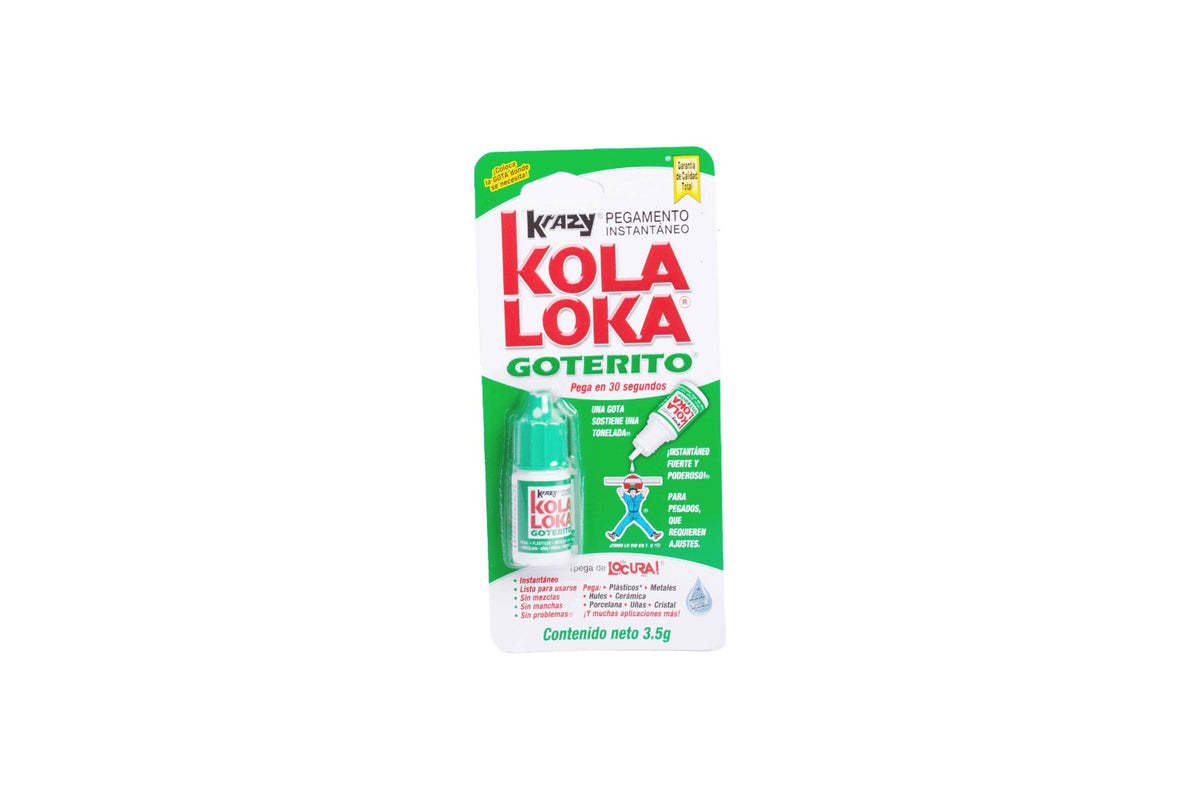 Pegamento instantáneo Kola Loka gotero 3.5 g.