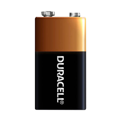 Pila Duracell alcalina cuadrada 9 volts 1 pza.