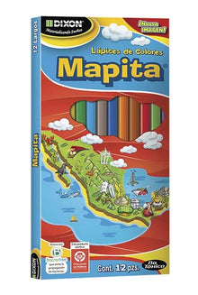 Lápices de colores Mapita con 12 piezas