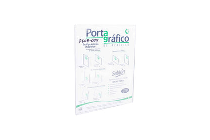 Portagraficos acrilico carta vertical 9974pv