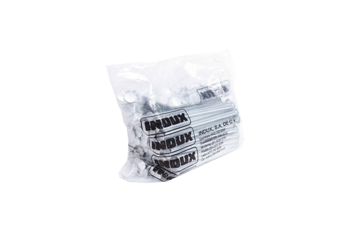Postes para archivo de aluminio con 100 pzs.