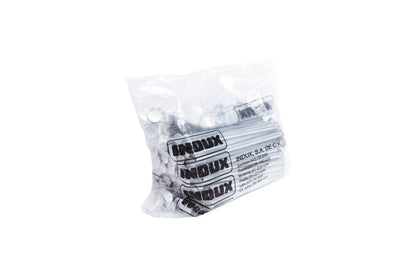 Postes para archivo de aluminio con 100 pzs.