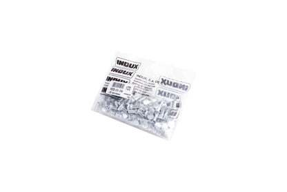 Postes para archivo de aluminio con 100 pzs.