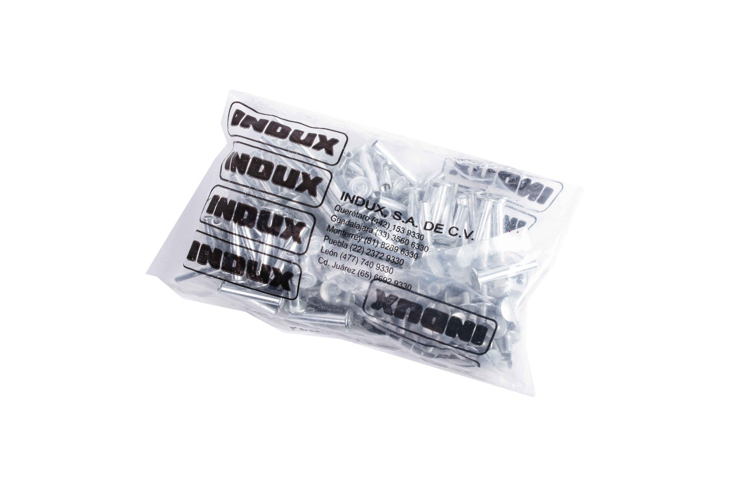 Postes para archivo de aluminio con 100 pzs.