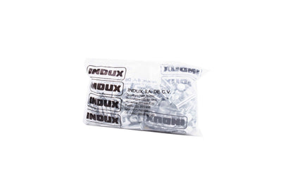 Postes para archivo de aluminio con 100 pzs.