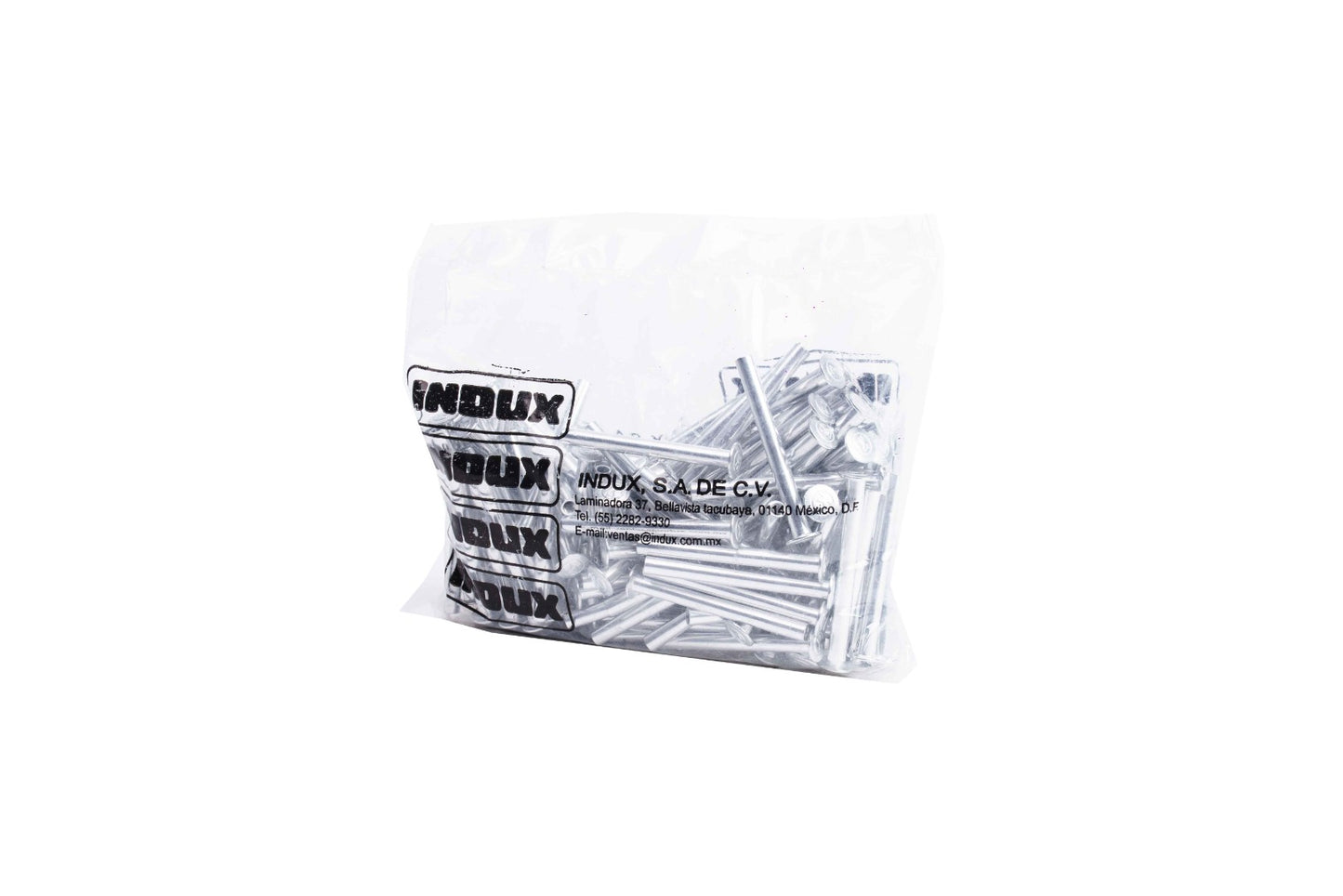 Postes para archivo de aluminio con 100 pzs.