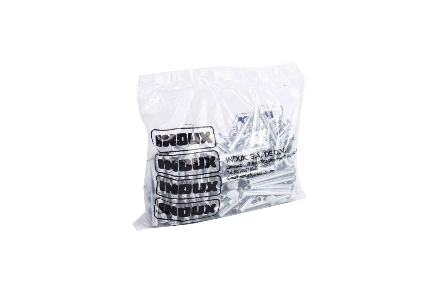 Postes para archivo de aluminio con 100 pzs.